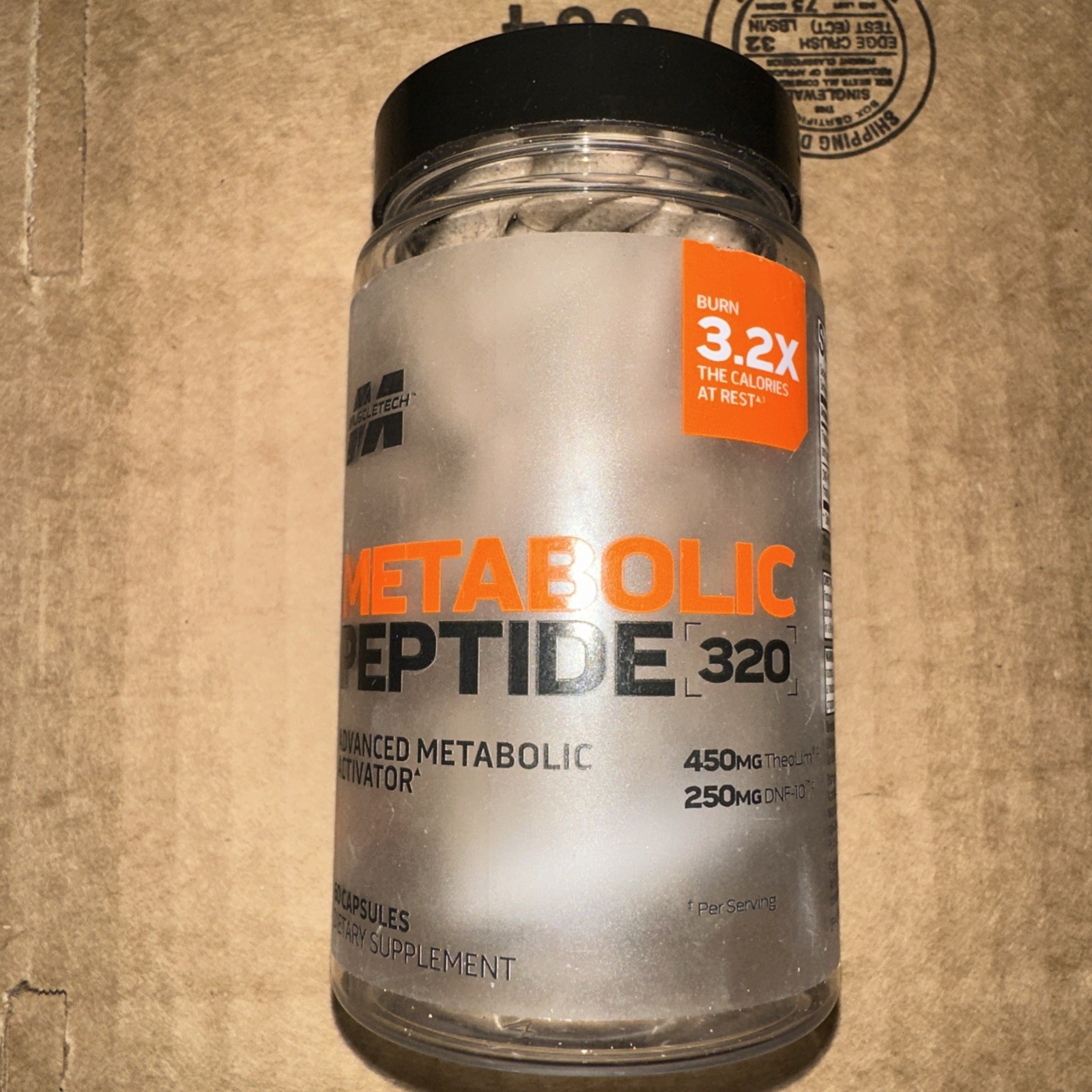 Muscletech Metabolic Peptide 320, 60 capsules, exp 12/28