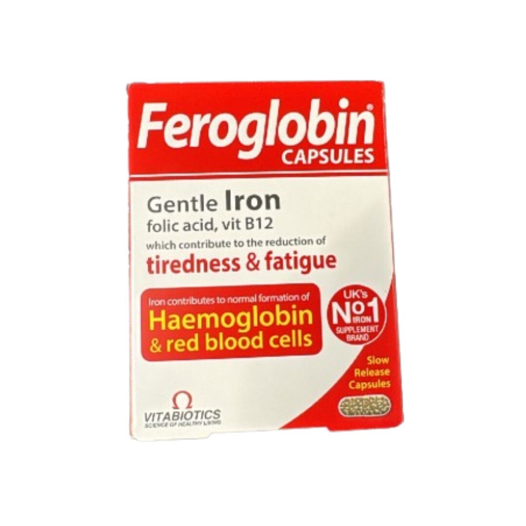 VITABIOTICS Feroglobin Vitamin and Mineral 30 Capsules – pack of 6