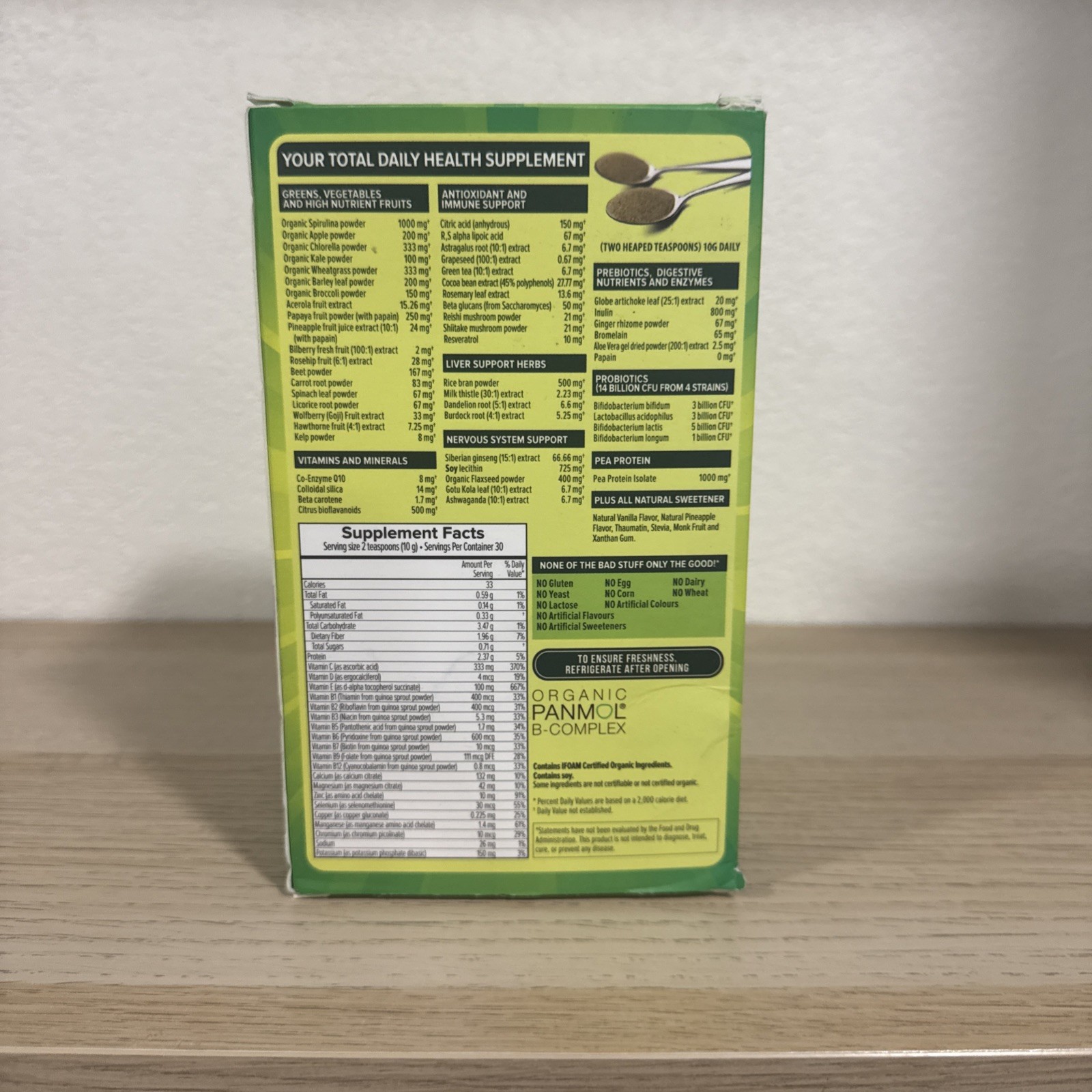 Vital All – In – One Daily Multi Nutrient On The Go Travel Sachets Exp 05/2027