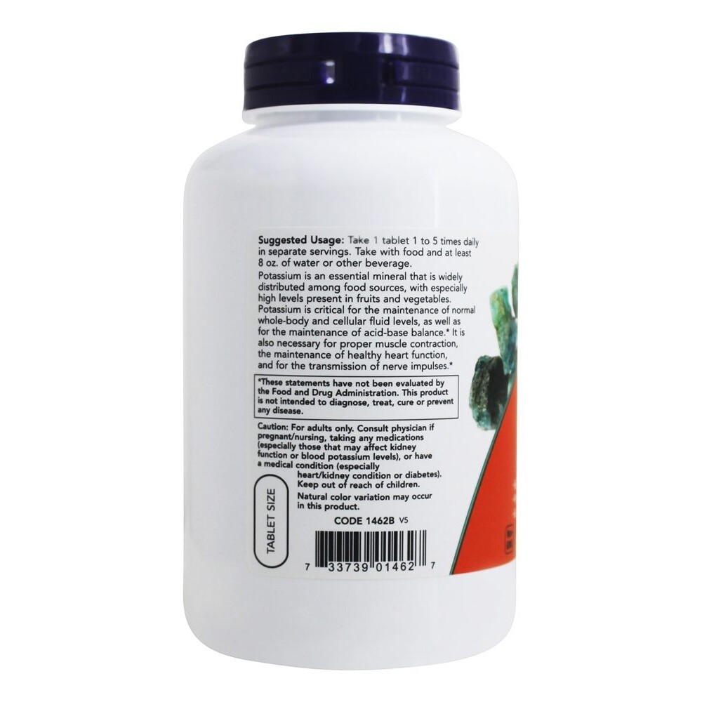 NOW Foods Potassium Gluconate 99 mg., 250 Tablets