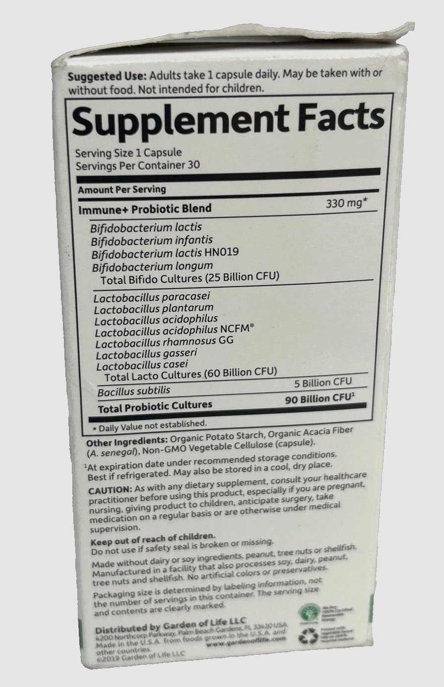 Garden of Life Dr Formulated Platinum Immunity Probiotic – 30 ct *EXP 10/2026*