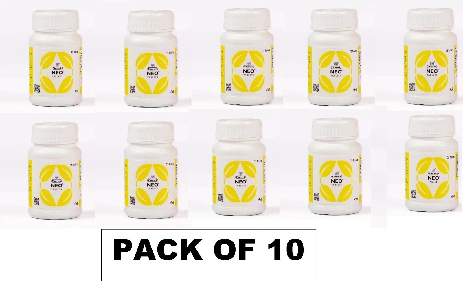 Charak NEO 750 Tabs For Mens Health -Pack of 10 (Original Pack)
