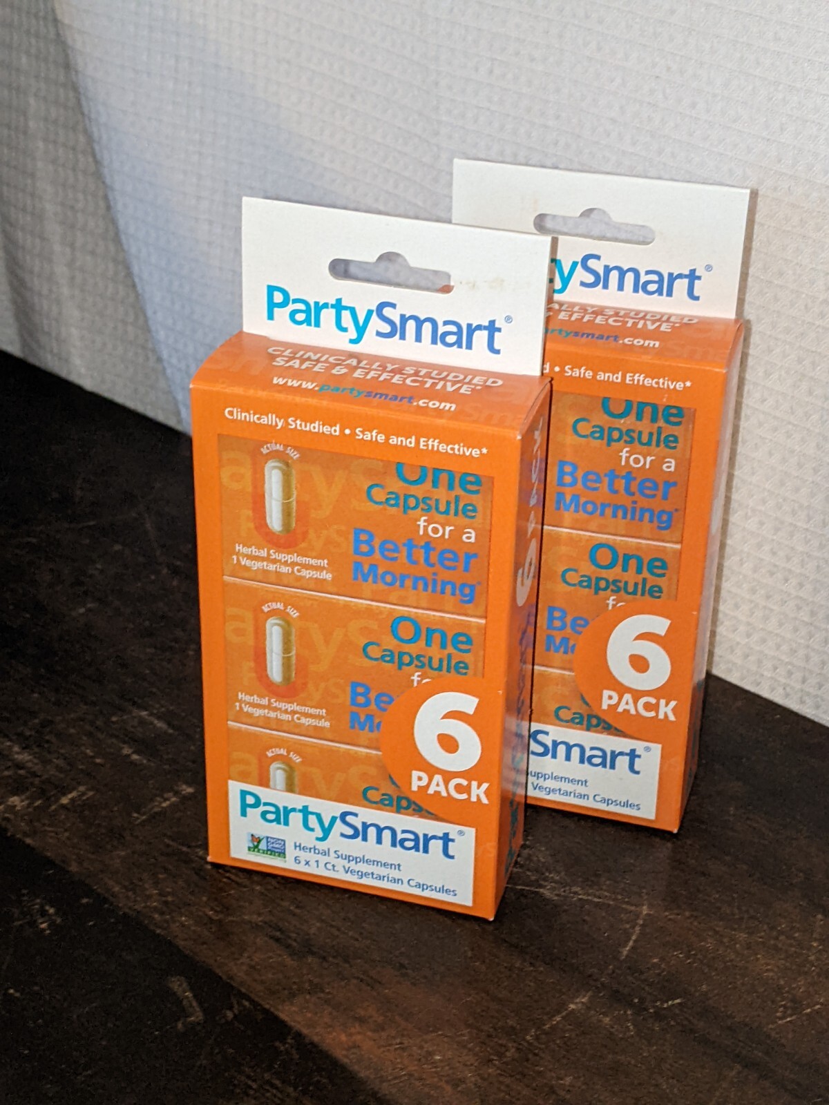Himalaya Herbals PartySmart 6×2 Pack 12 Total Exp Oct 2024 Vegetarian Capsules