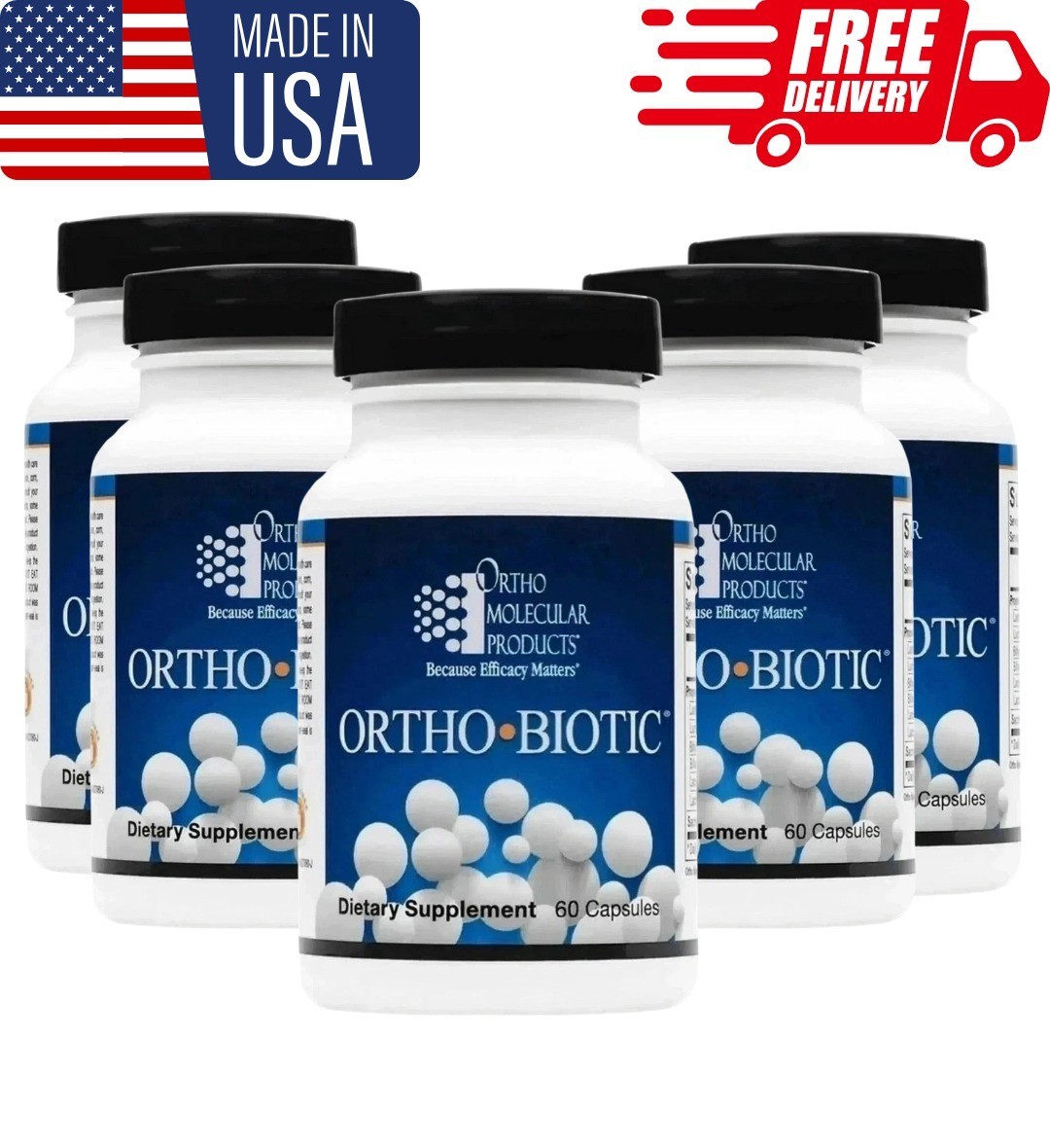 pack of 5 Ortho Biotic – 60 Capsules