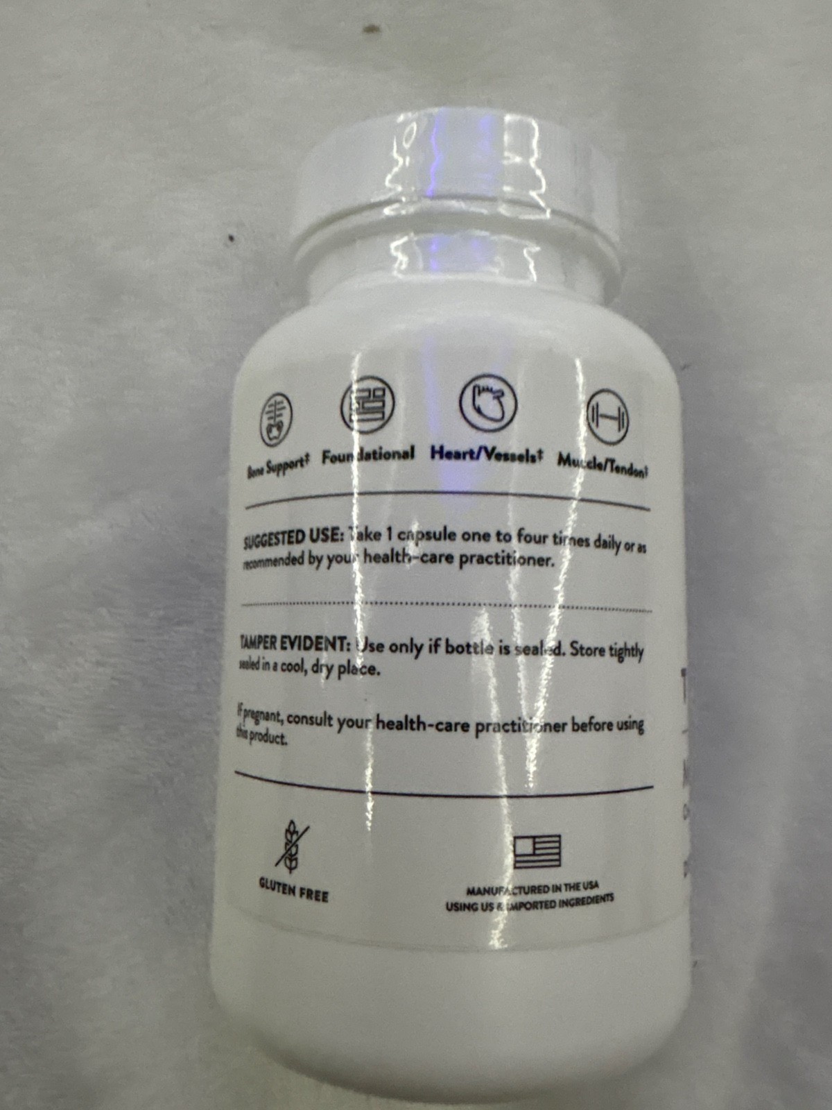 Thorne Magnesium Glycinate Chelated for high absorption 90 caps / 120 mg 07/2028