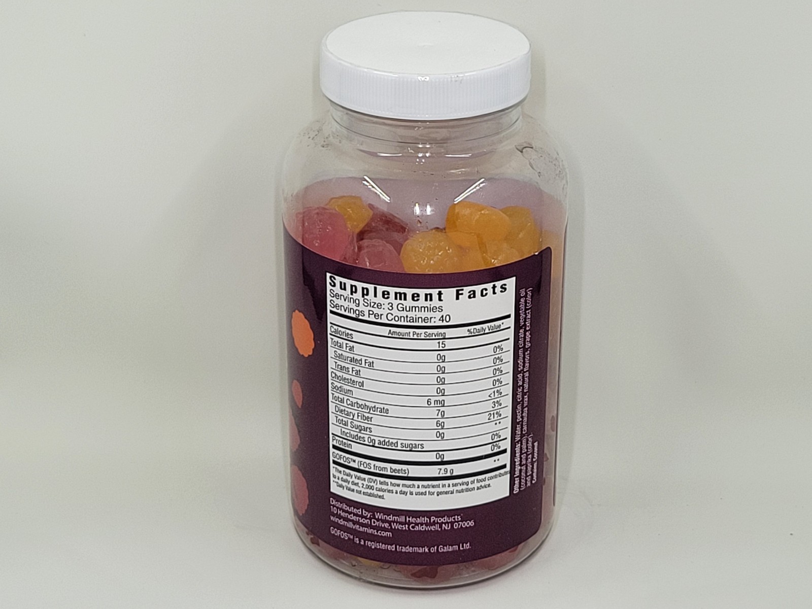 Fiber Care, Prebiotic Fiber Gummies, Mixed Fruit, 120 Gummies, July 2026