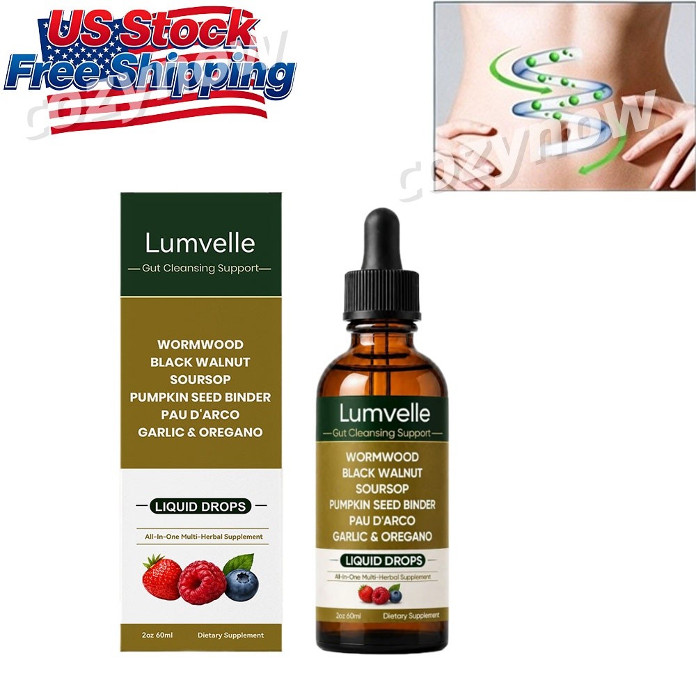LUMVELLE Wild Harvested Wormwood Herbal Liquid Botanical Supplement Drops 1-3PCS