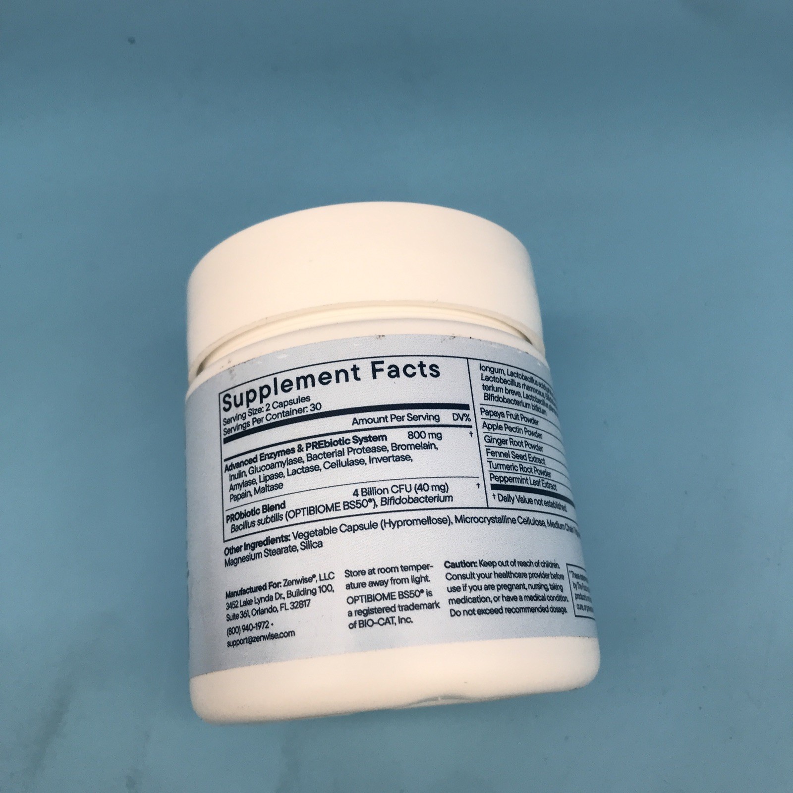 Zenwise Health Digestive Enzymes Gut Health 60 Capsules Exp 03/28