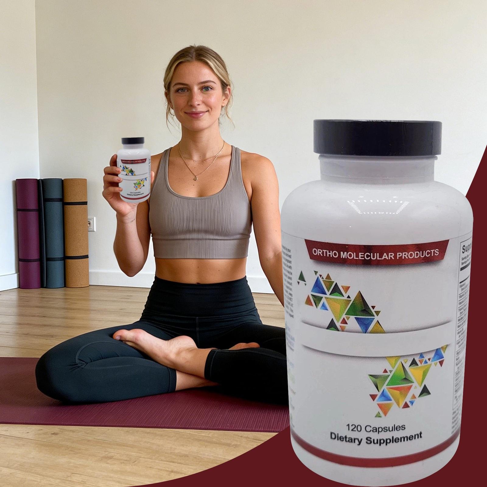 Ortho Molecular MITOCORE 120 Capsules 120 crystals Muscle Nutrient Daily Use