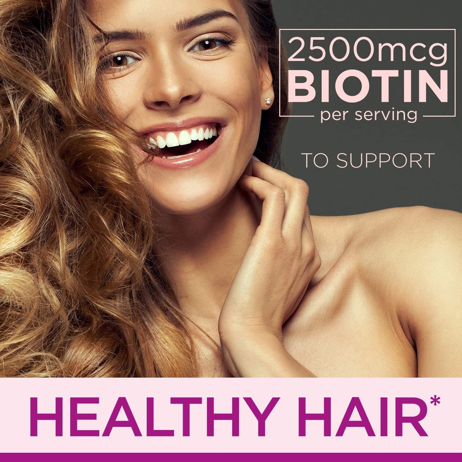 3 Pack Hair Skin Nails 240 Gummies (3×80) 2500 mcg Biotin with Vitamin C, E 2025