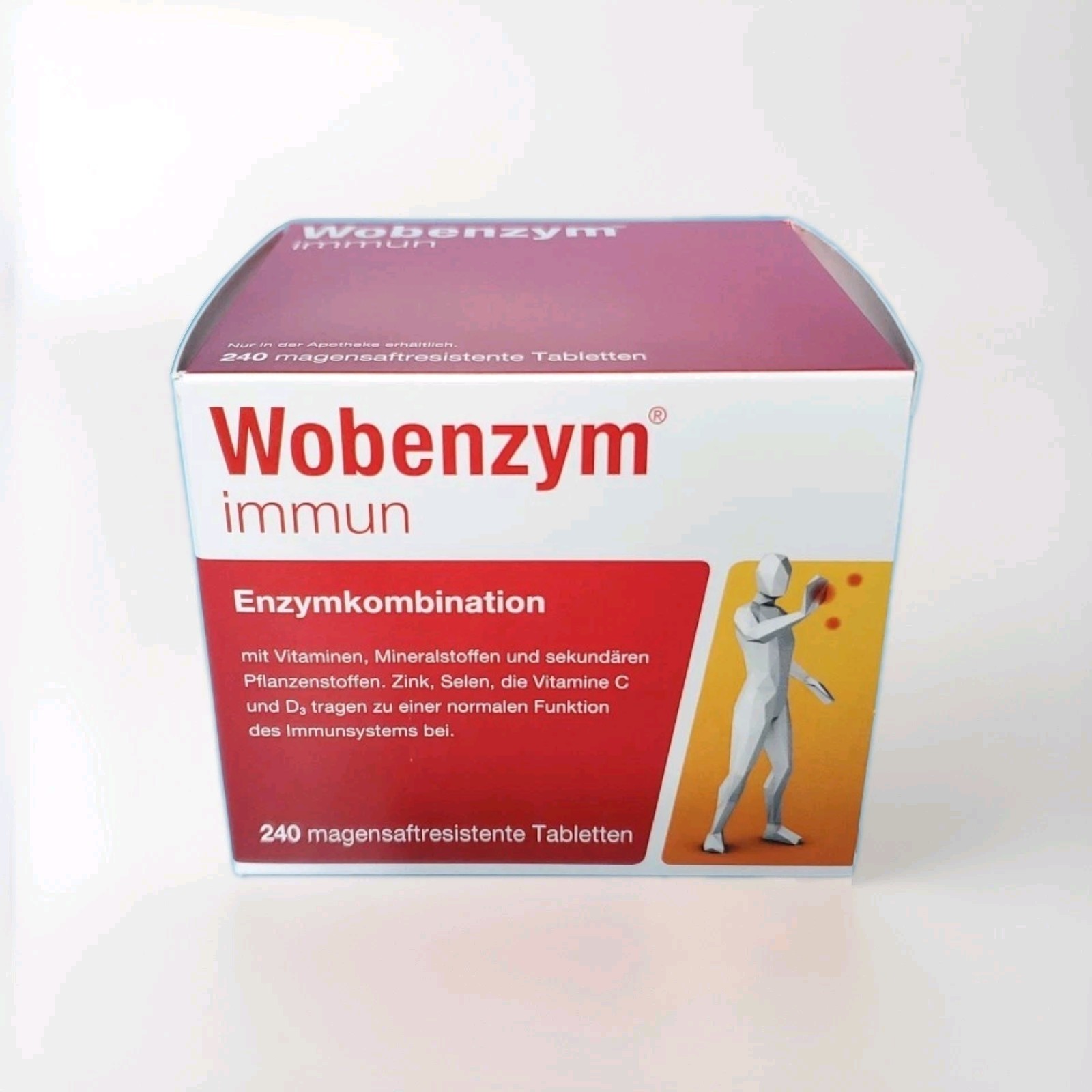 Wobenzym Joint Health Plus Immune Support 240 Tablets Exp 5/2027