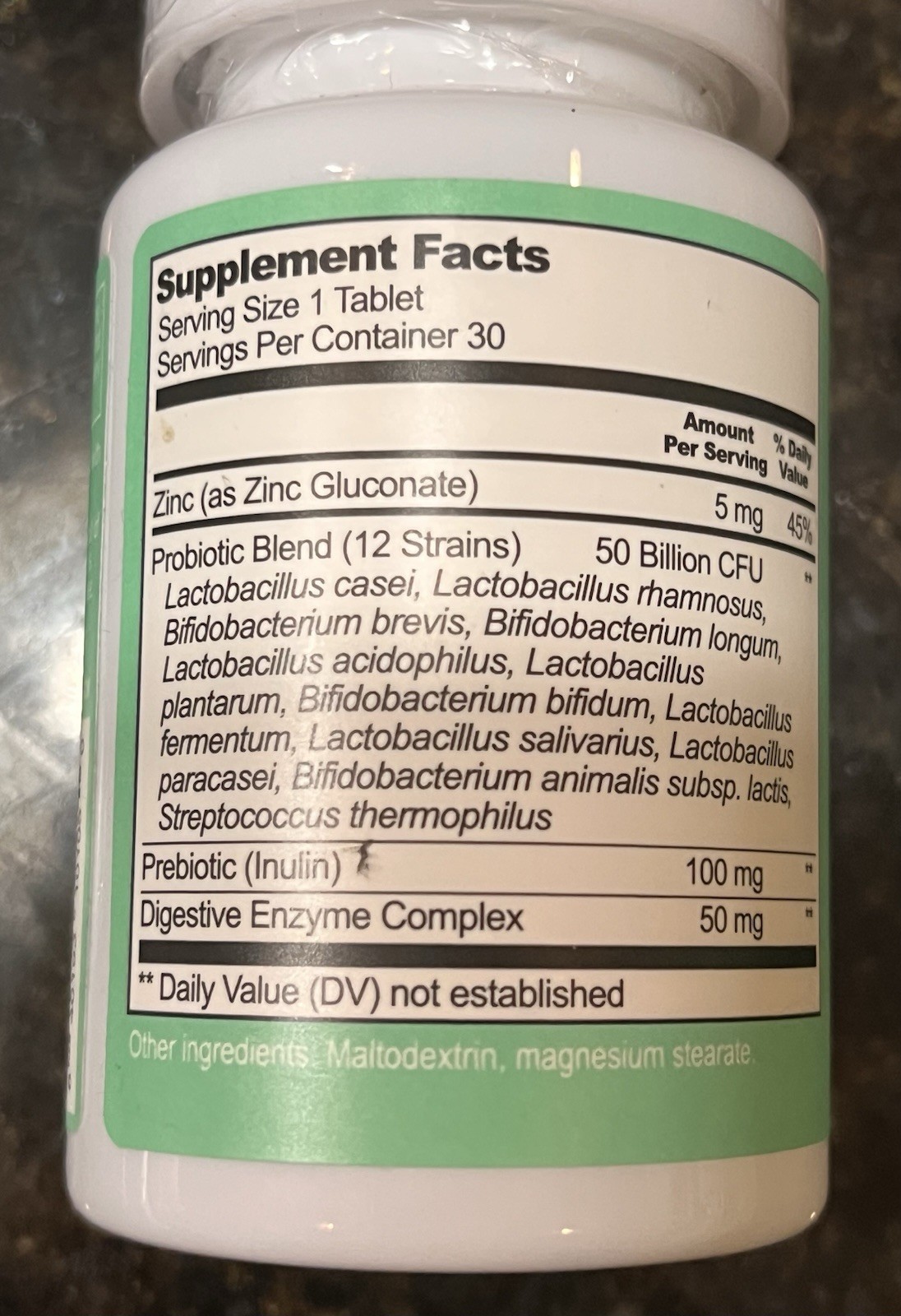 Continuum Probiotic Gut Health Blend Daily Supplement Digestive Balance NEW