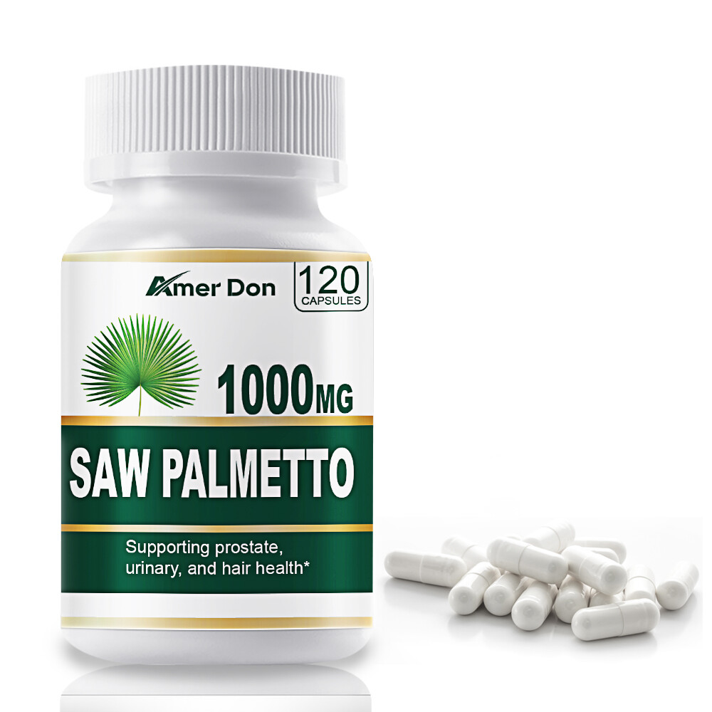 Saw Palmetto Capsules – Premium Prostate Health Support Supplement for Men 120Pc