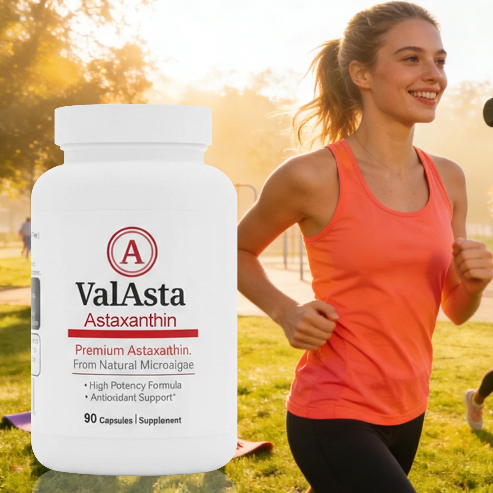 ValAsta Astaxanthin 35mg,ValAsta Fluid Astaxanthin Caps,Vegan, Non-GMO, Eas