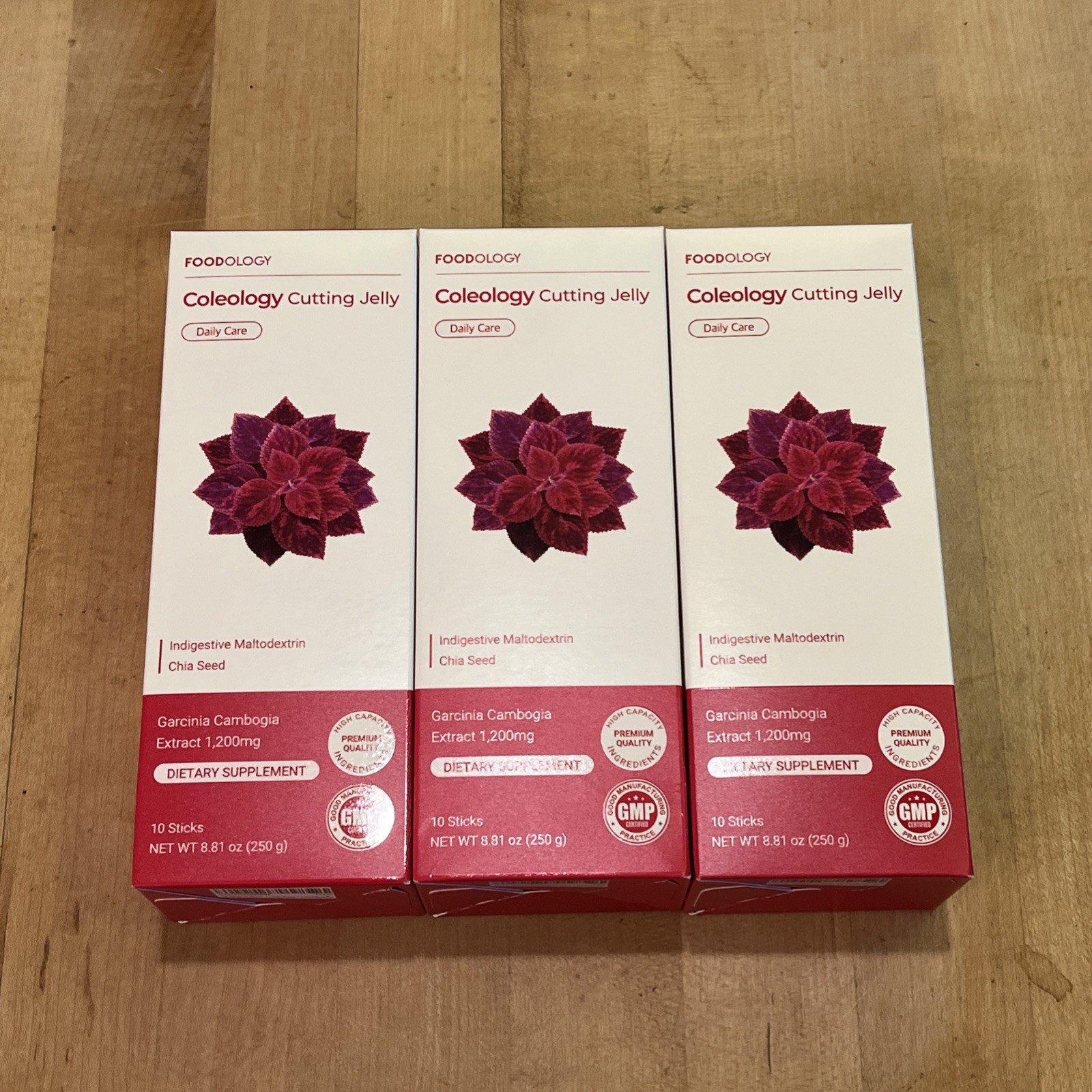 QTY 3 – FOODOLOGY Coleology Cutting Jelly 250g(25g X 10 Sticks) Weight Loss