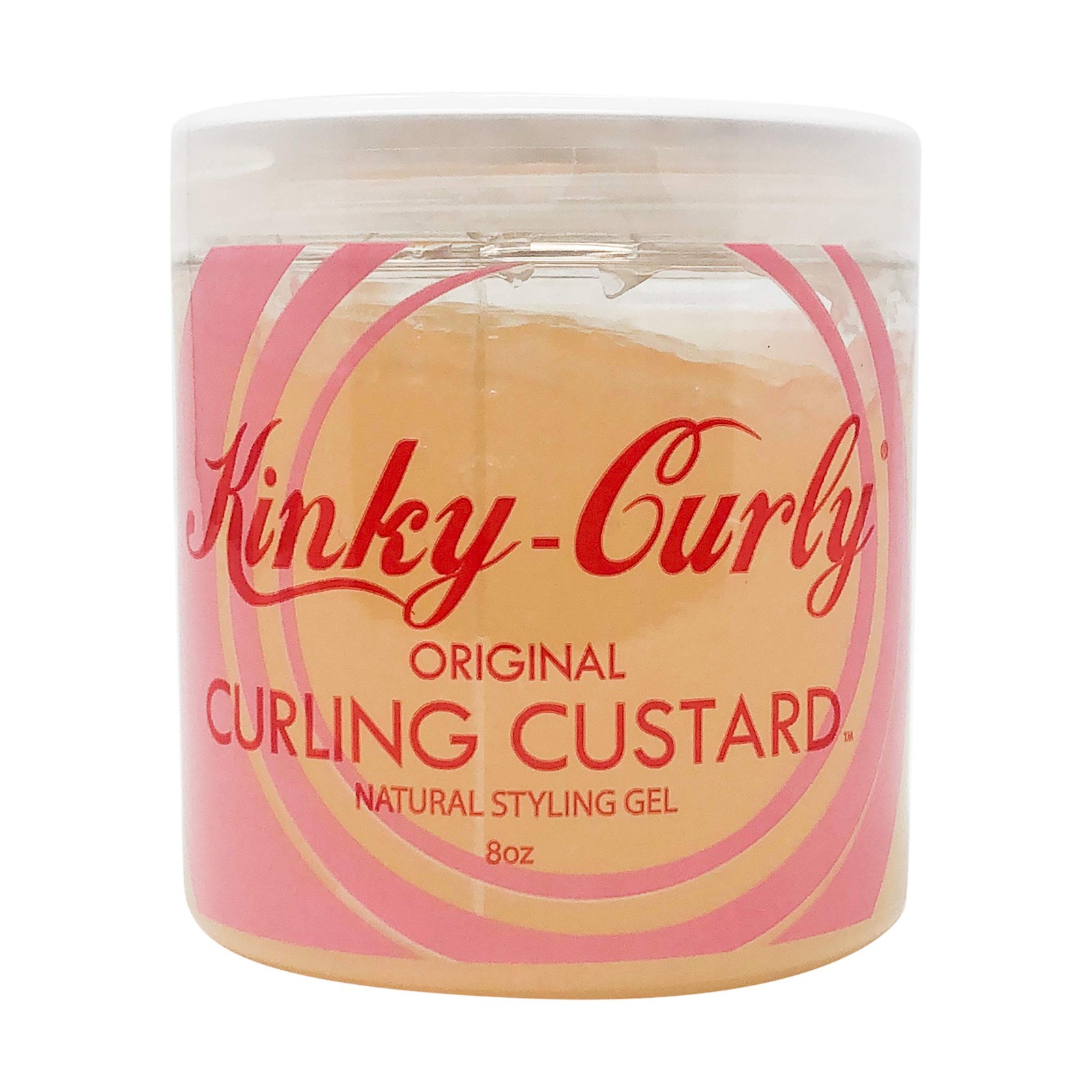 Kinky Curly Curl Custard Gel, 8 oz (983170) 8 Ounce (Pack of 1),