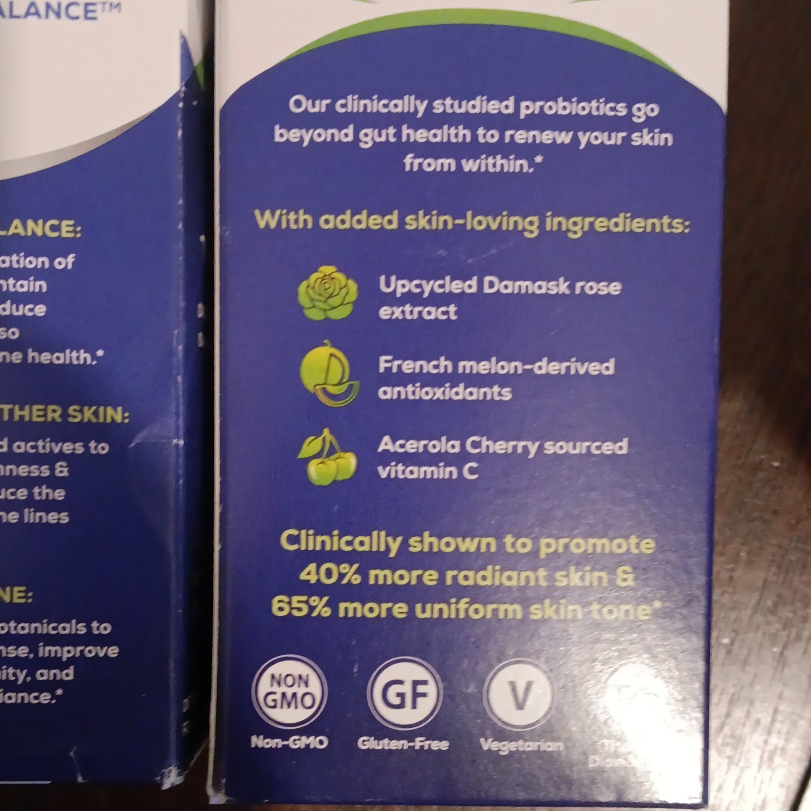 3x Florastor BalancedBenefits Digest+ SkinRenew Probiotic 30 capsules (90 total)