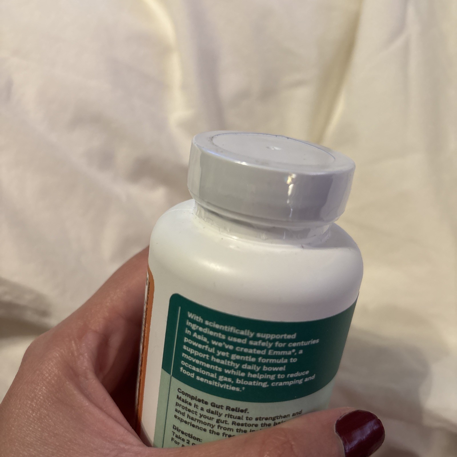NEW Emma Gut Health Supplement for Gas & Bloating Relief,60 Capsules