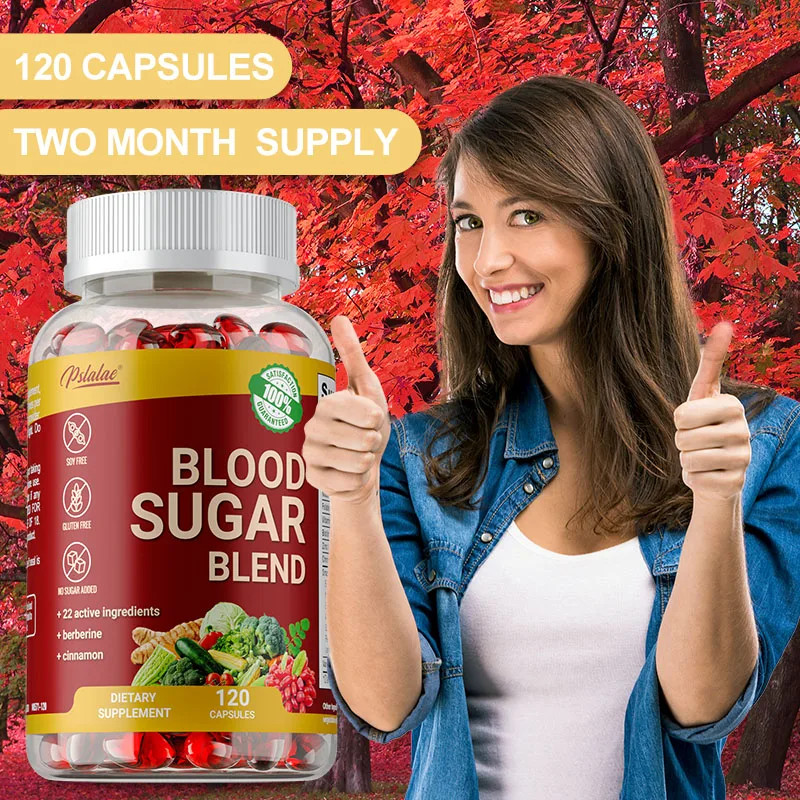 Blood Sugar Blend 240pcs – Balanced Blood Sugar Metabolism,Improves Hypoglycemia
