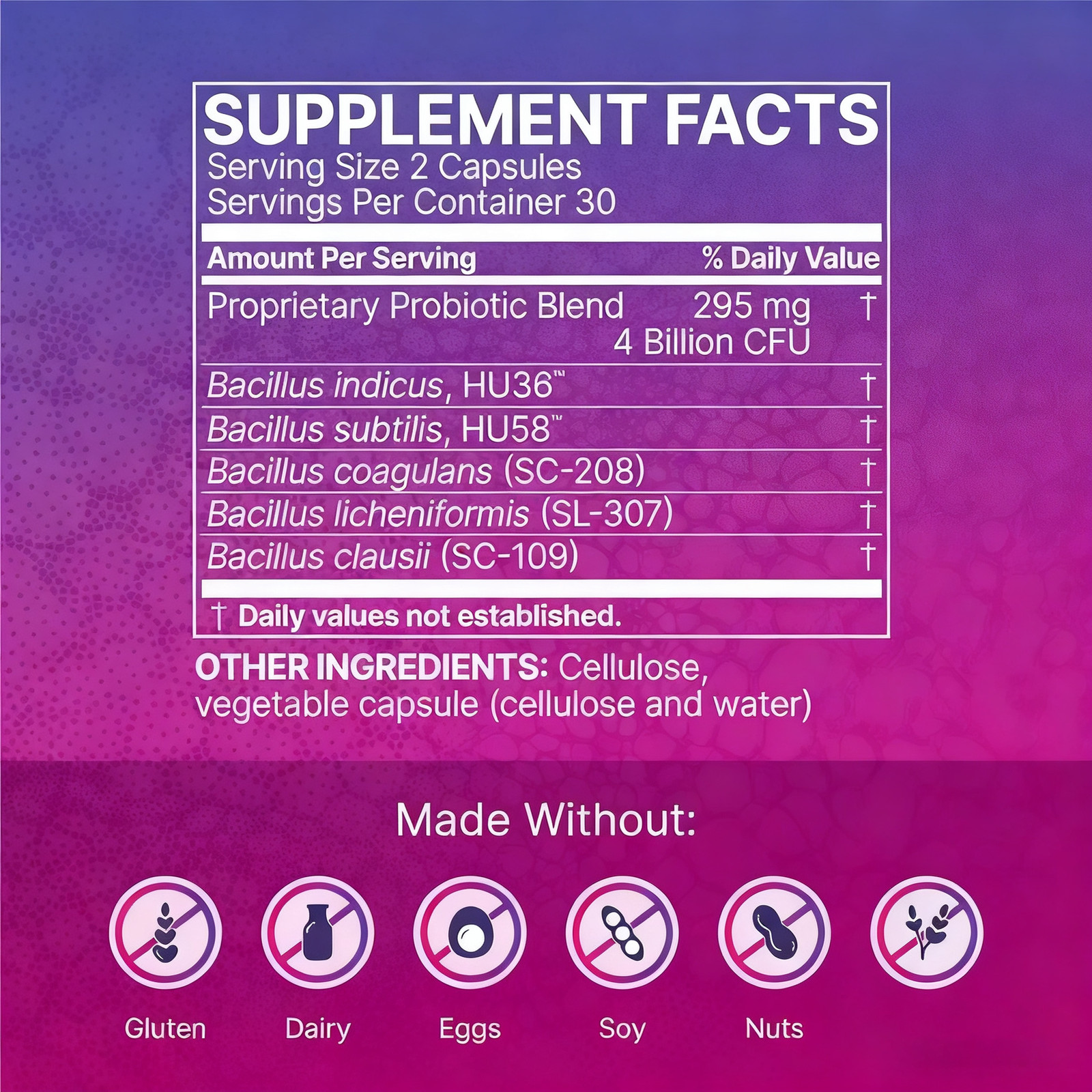 Count 60 Microbiome Labs Megasporebiotic Probiotic Capsules for Health