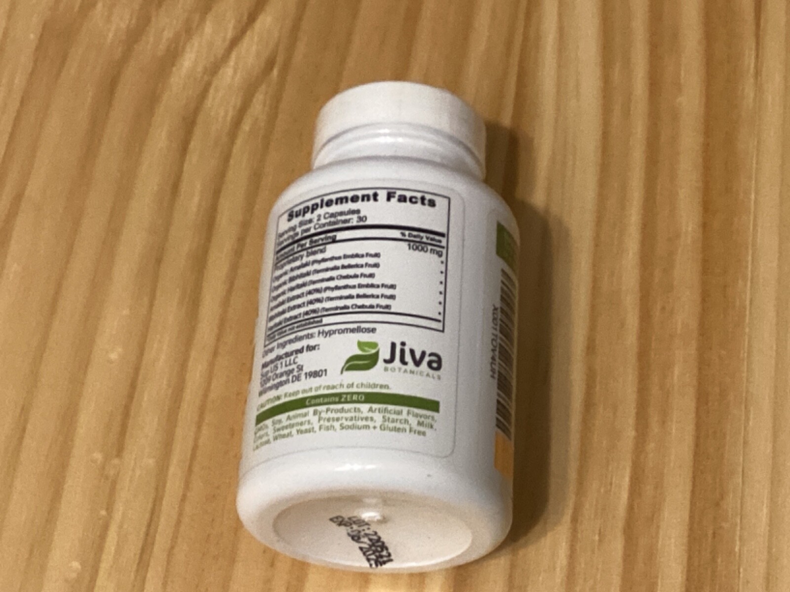 JIVA TRIPHALA Immunity & digestive support, 1000mg, 60 caps EX: 06/2025