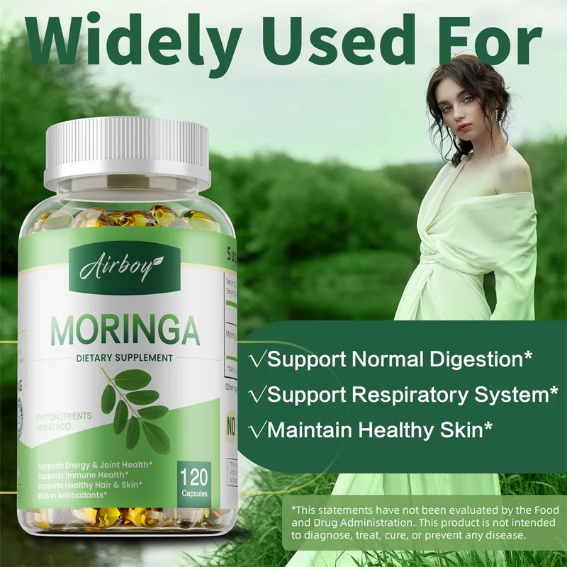 Moringa 120pcs – Antioxidant, Supports Repair of Damaged Cells, Metabolism