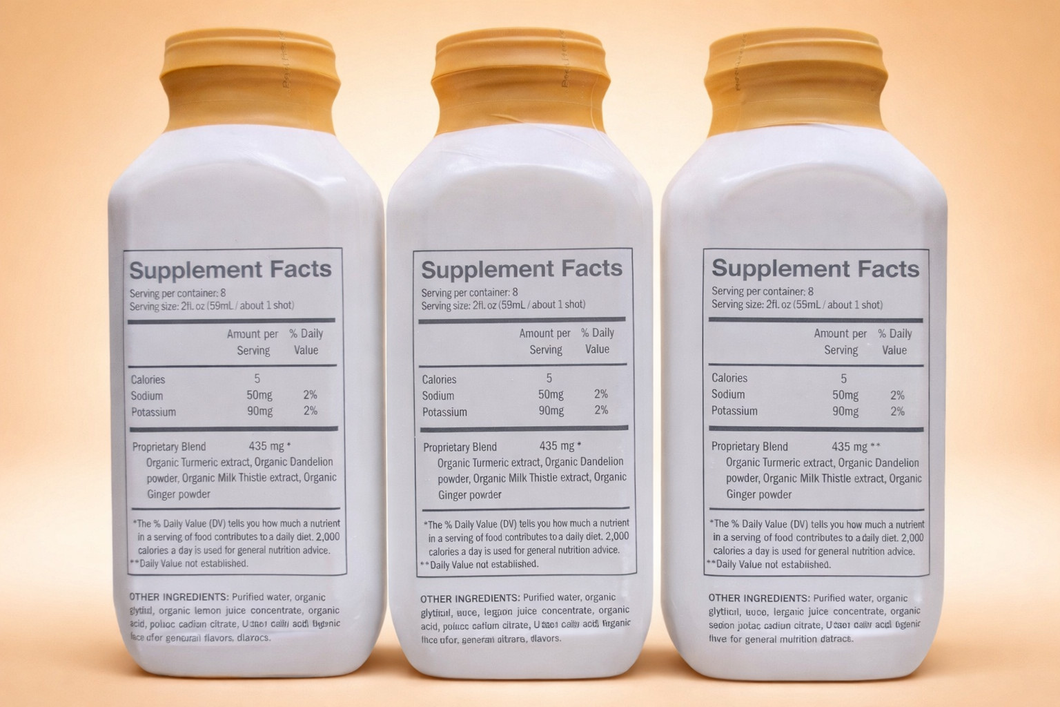 DOSE DAILY For Your Liver Optimal Liver Function/Liver Cleanse 16oz x 3PACK NIB