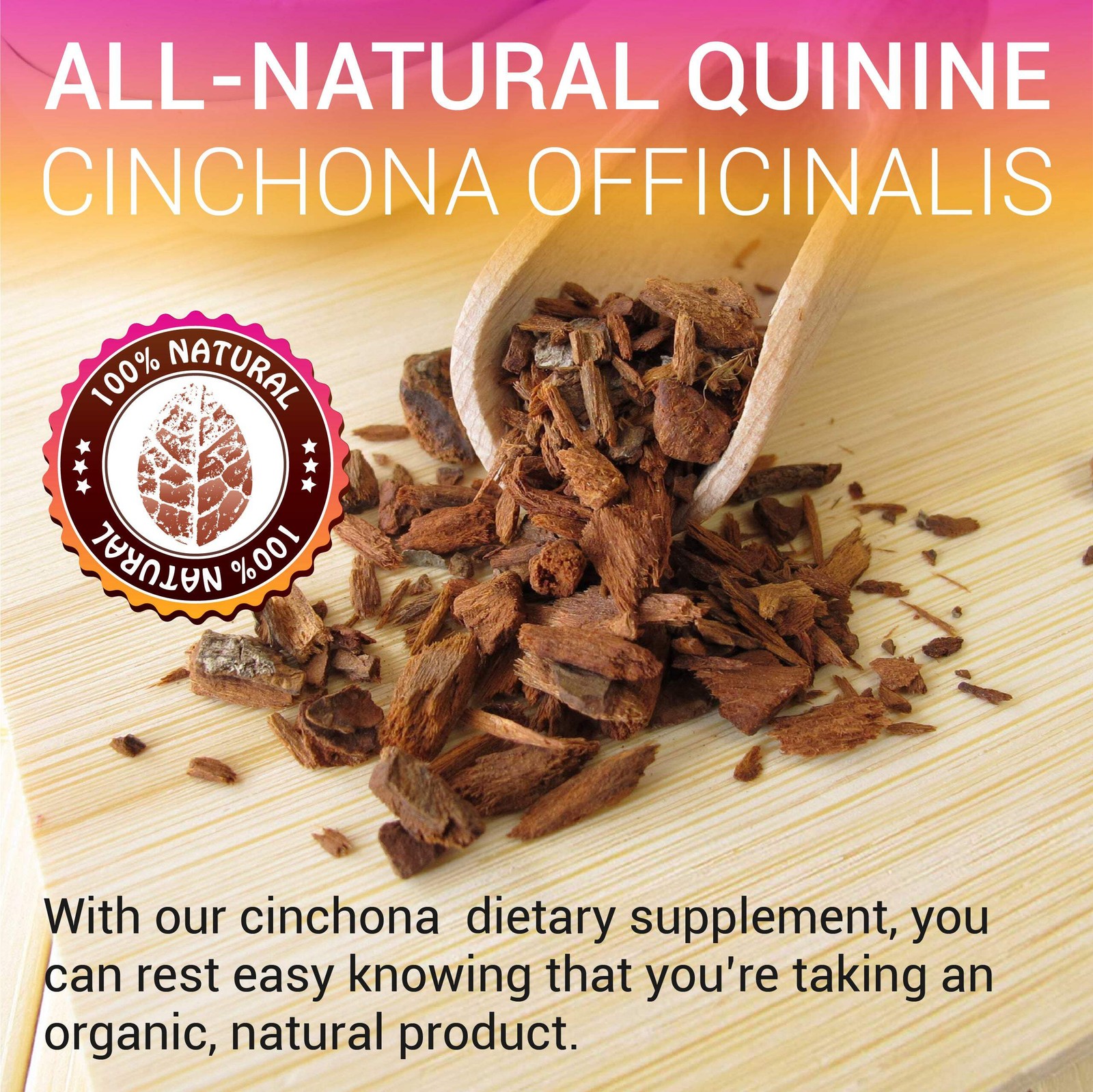 Quinine 100Capsules Leg Cramp Relief & Digestive Health – Cinchona Officinalis