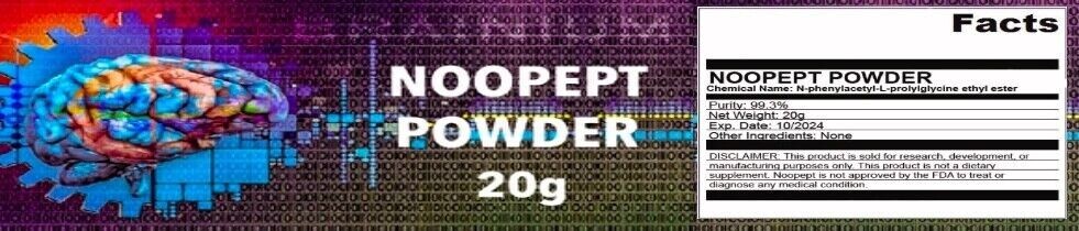 BRAINIUM – Noopept 20g / Alpha-GPC 25g – Nootropics Brain Bundle