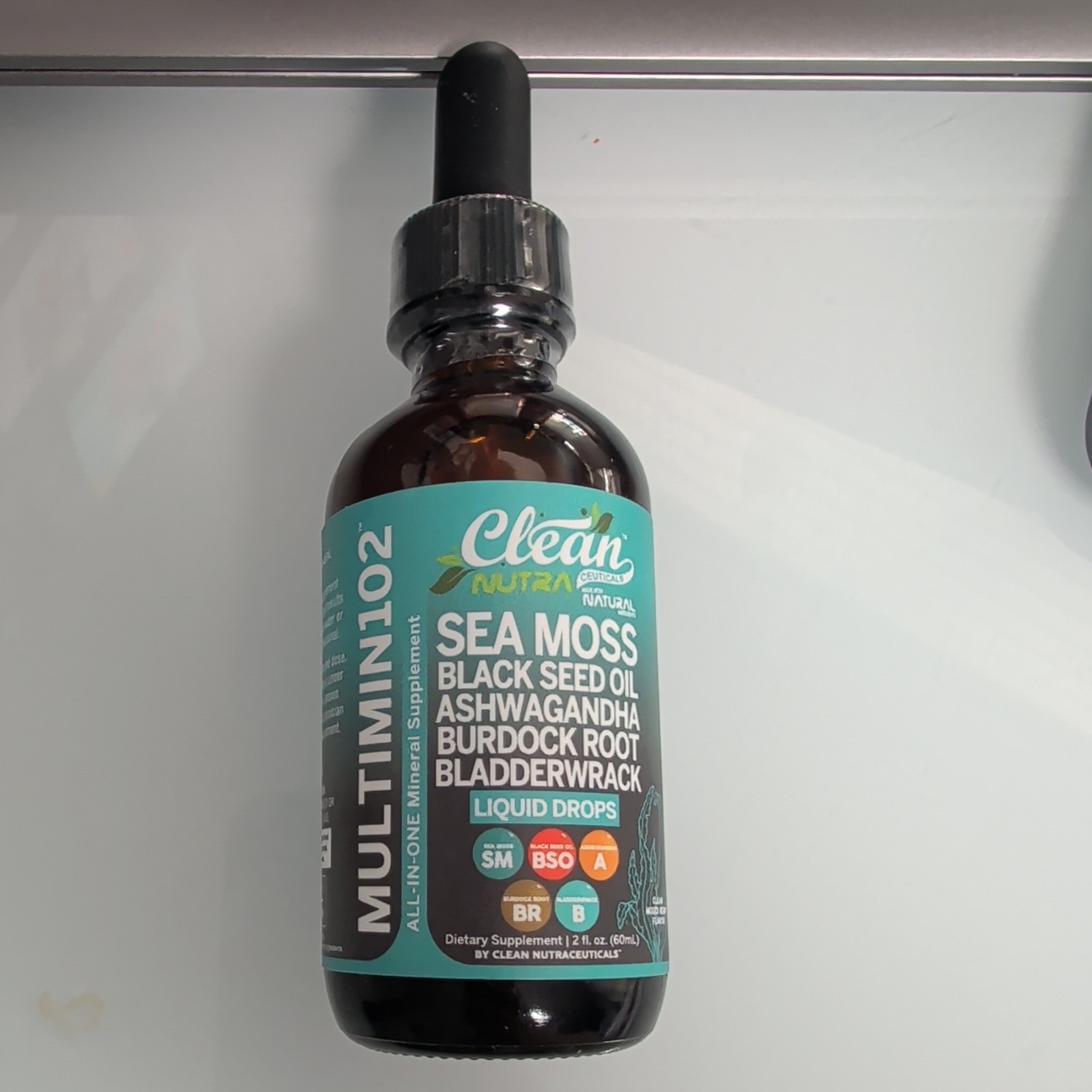 Clean Nutra Multimin102 Sea Moss Mineral Supplement Drops 2.0oz