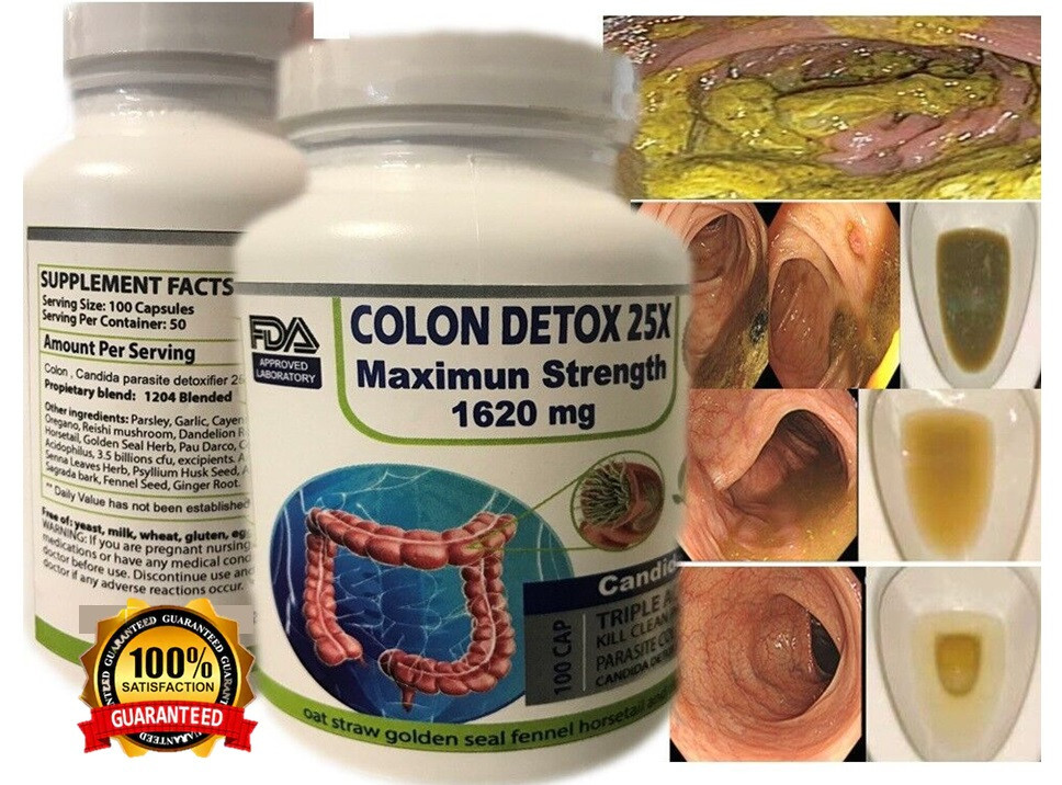 Colon cleanser probiotic detox body Intestinal Cleanse costipation flush colon