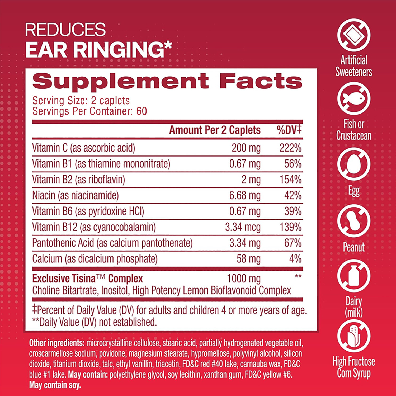 120pcs Flavonoids – Hearing Health,Boost Nervous System Health,Relieve Tinnitus