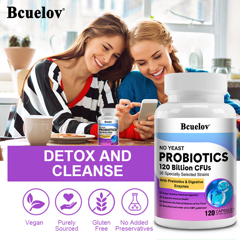 120 Billion Probiotics CFU Potency Gut Health 30/60/120Caps Probiotic Supplement