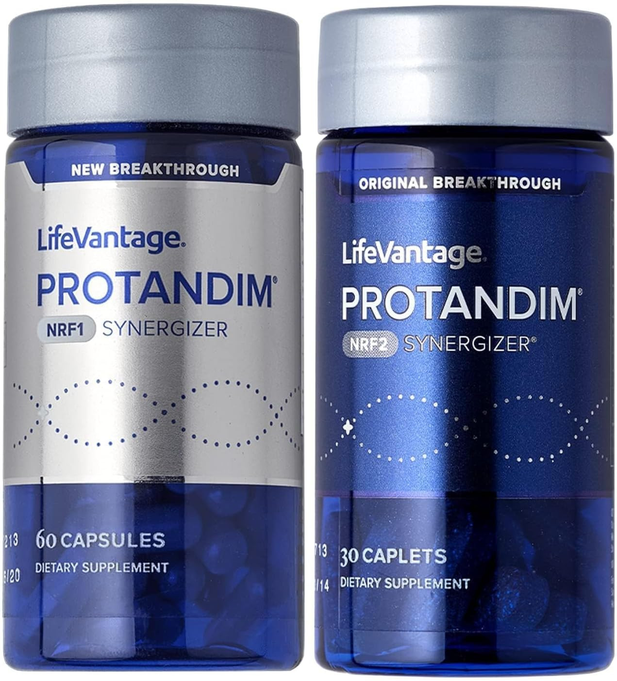 LifeVantage Protandim Dual Synergizer, NRF1 (60 Caps) + Nrf2 (30 Caps) Activator