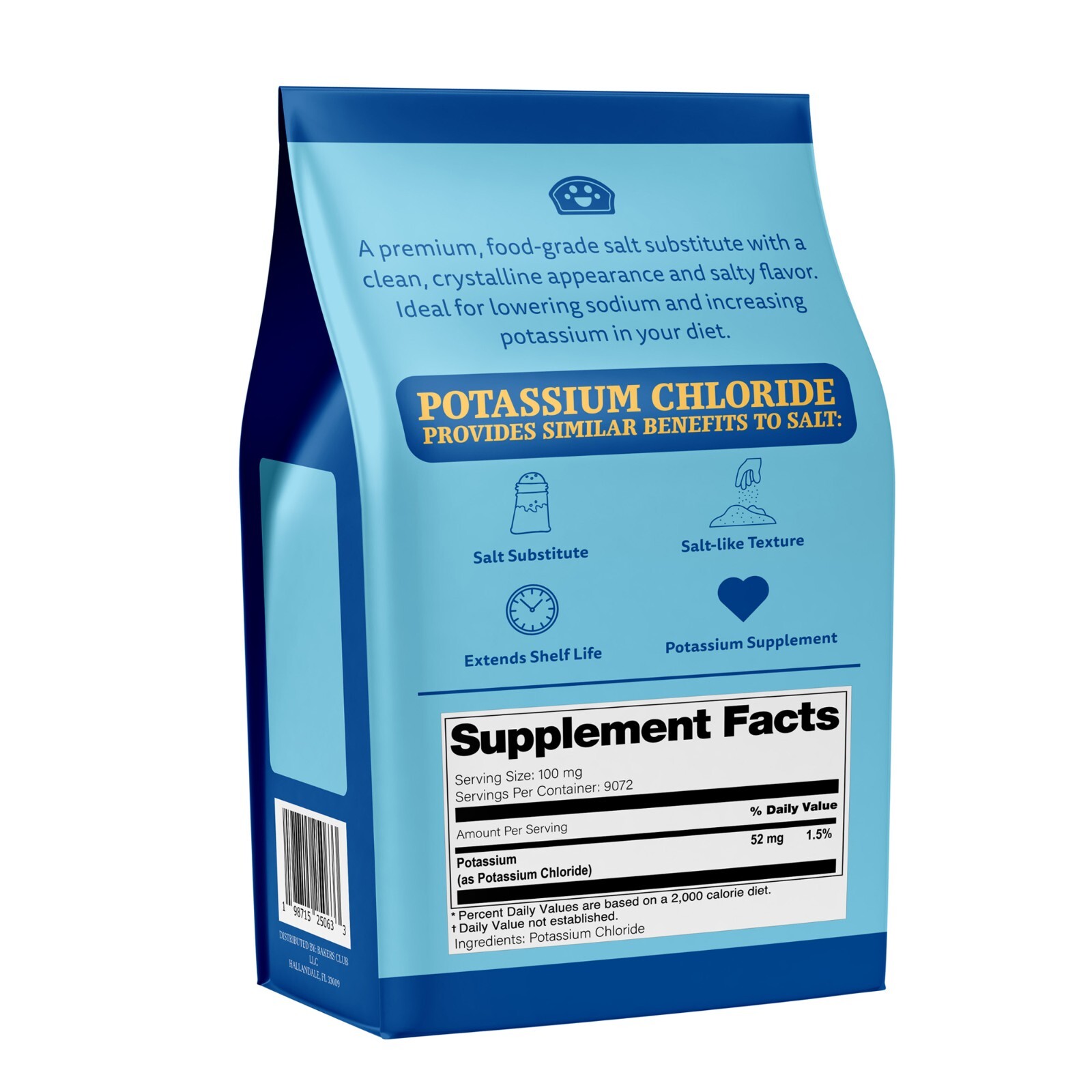 Potassium Chloride Powder Supplement 2lb
