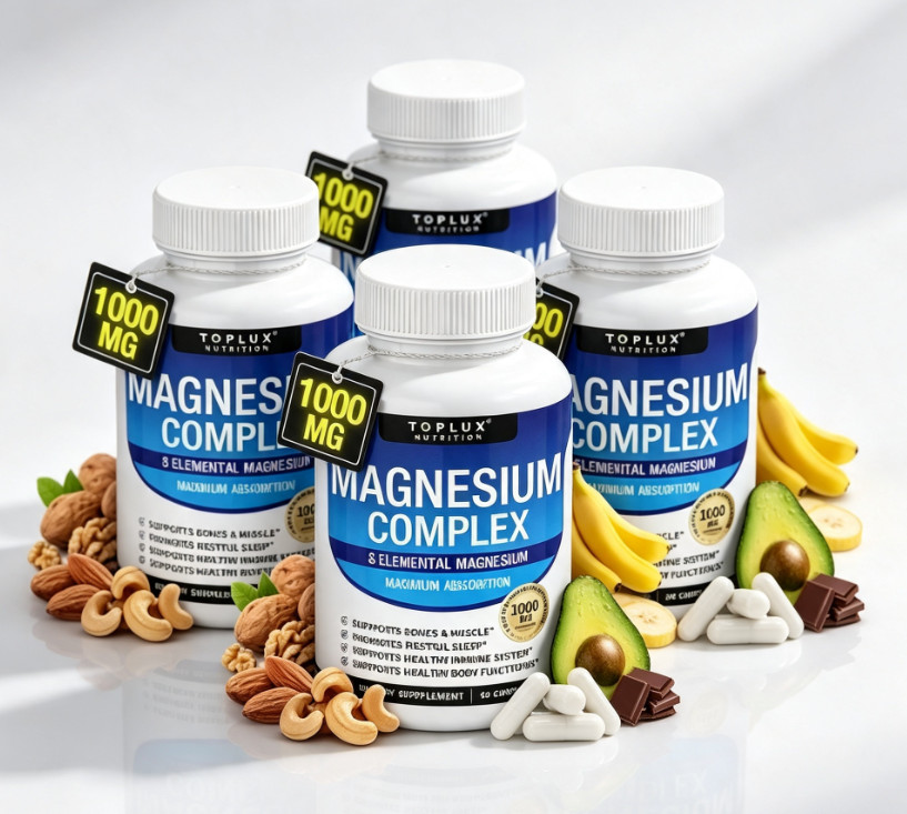 4 bottles Magnesium Complex 8 Essential Magnesium Supplement US Fast delivery