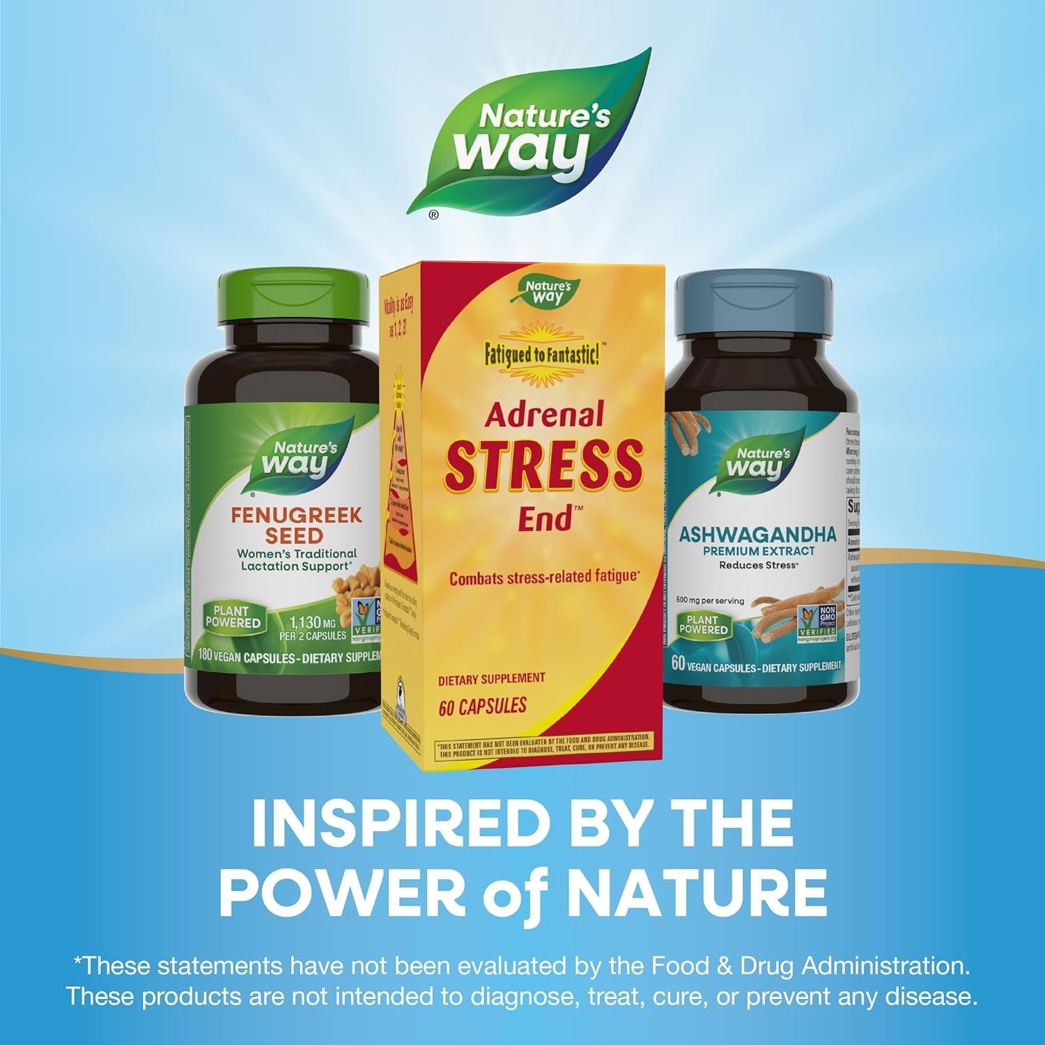 Fatigued to Fantastic! Adrenal Stress Support Capsules – 60 Count Energy Boost