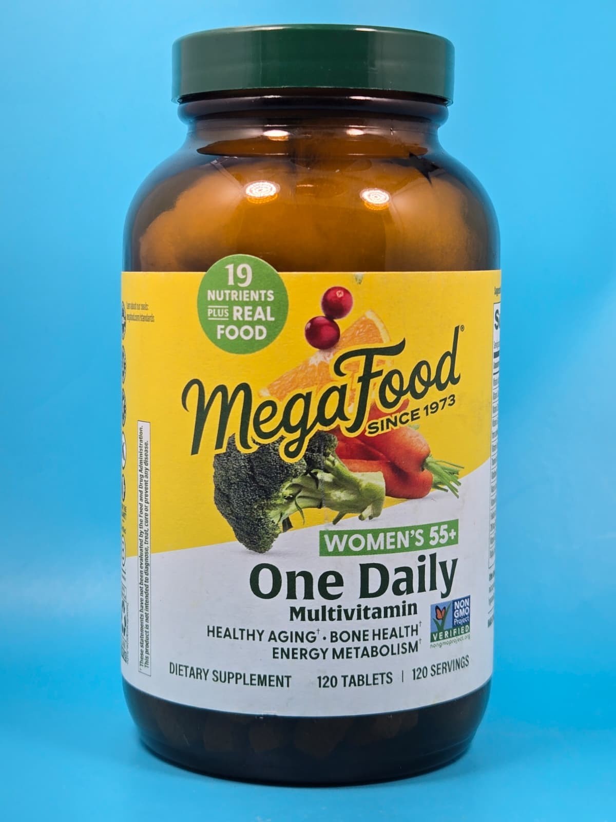 MegaFood Women’s 55+ One Daily Multivitamin 120 Ct Exp 01/2028+
