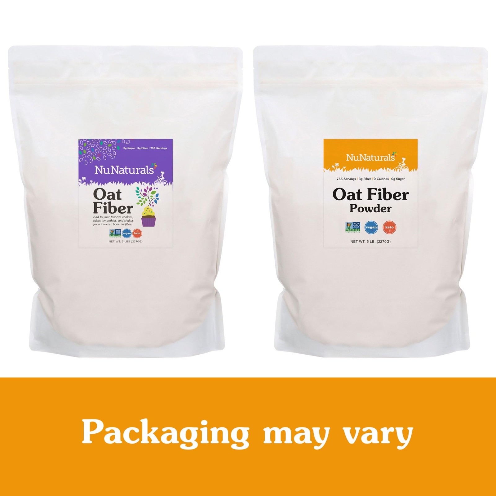 Oat Fiber Powder 5 lbs | All Natural, Non-GMO, Supports Digestive Health & Weigh