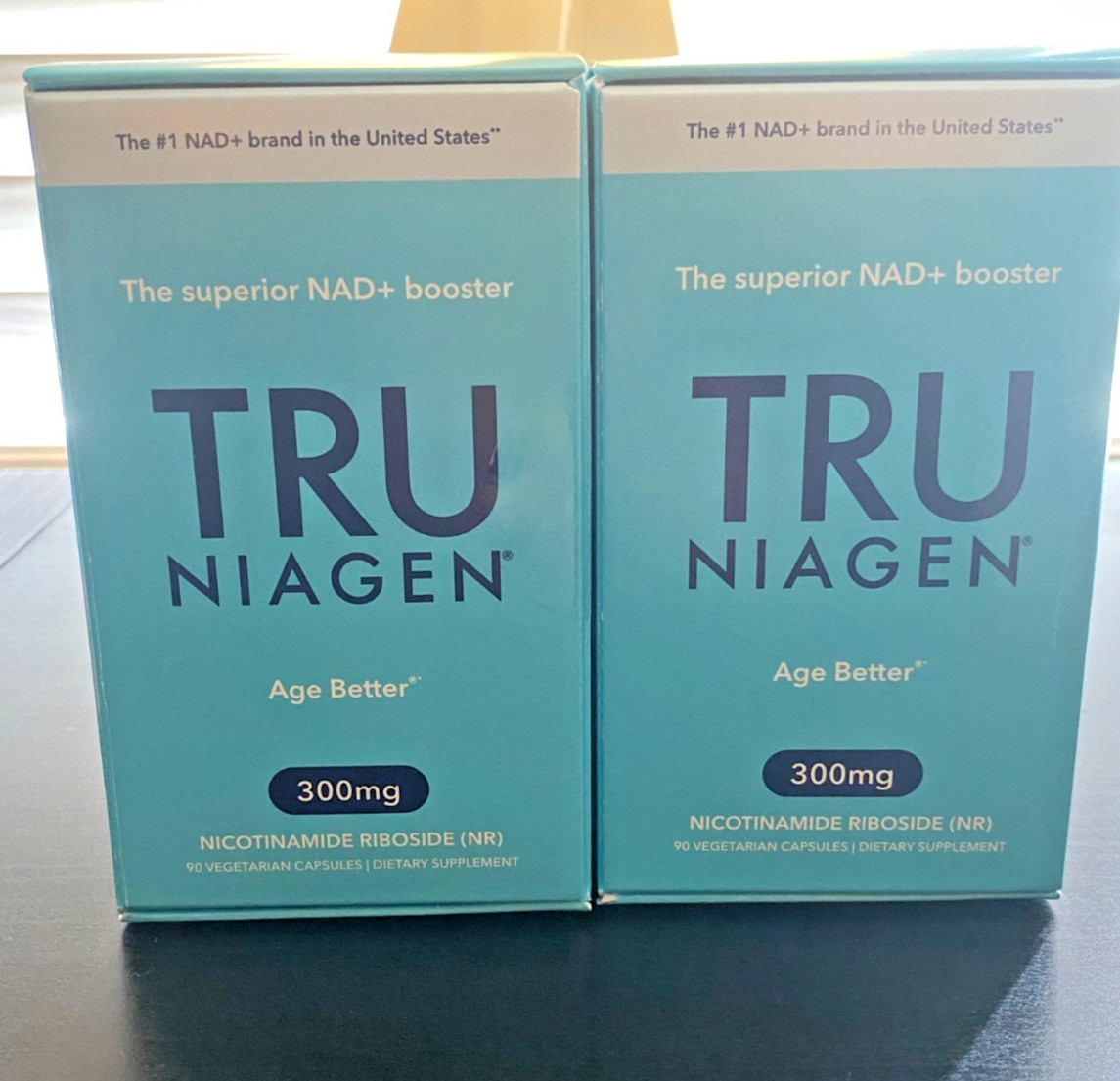 TRU NIAGEN Niagen 300mg – NAD Booster, 2-Pack (90 Servings Each)