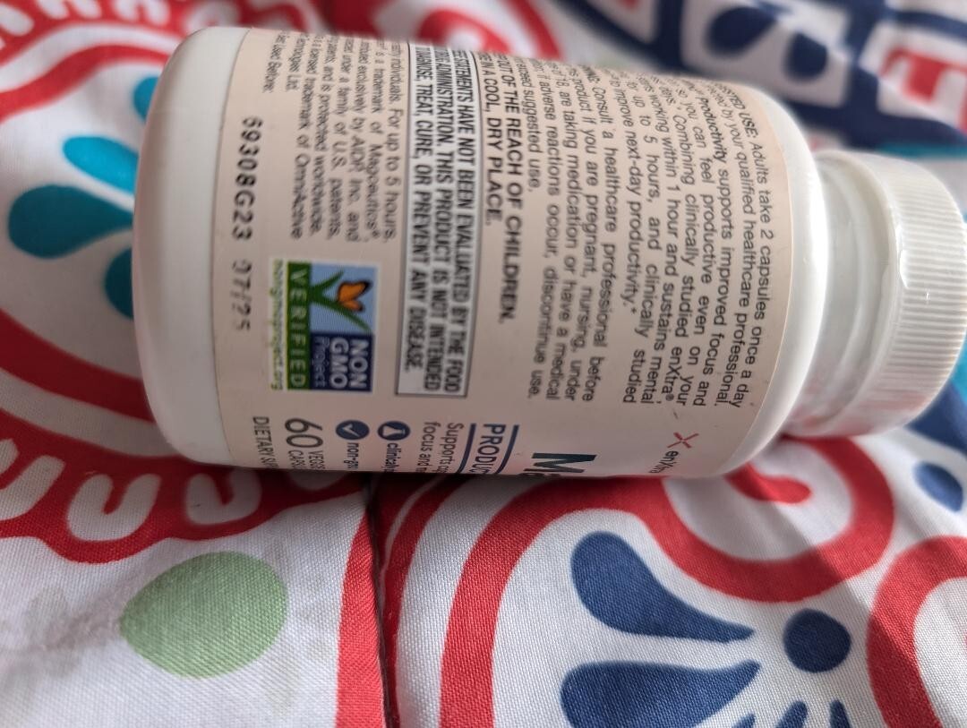 Jarrow Formulas MagMind 60 veggie caps. 1g Magtein. Best Before 07/2025