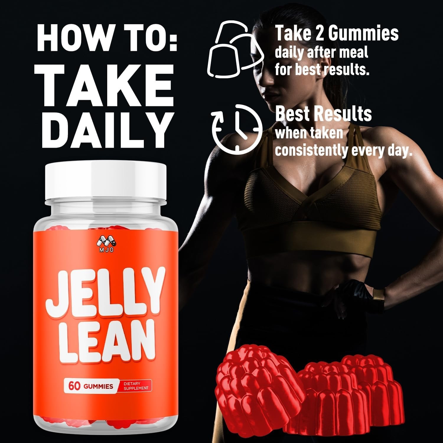 2PK Jelly Lean Natural Keto ACV Gummies Metabolism & Weight Management Support