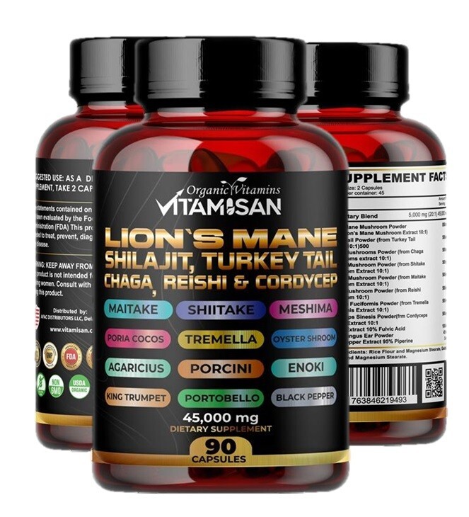 Dynamic Vitality duo multivitamins Shilajit organic vitamins 180