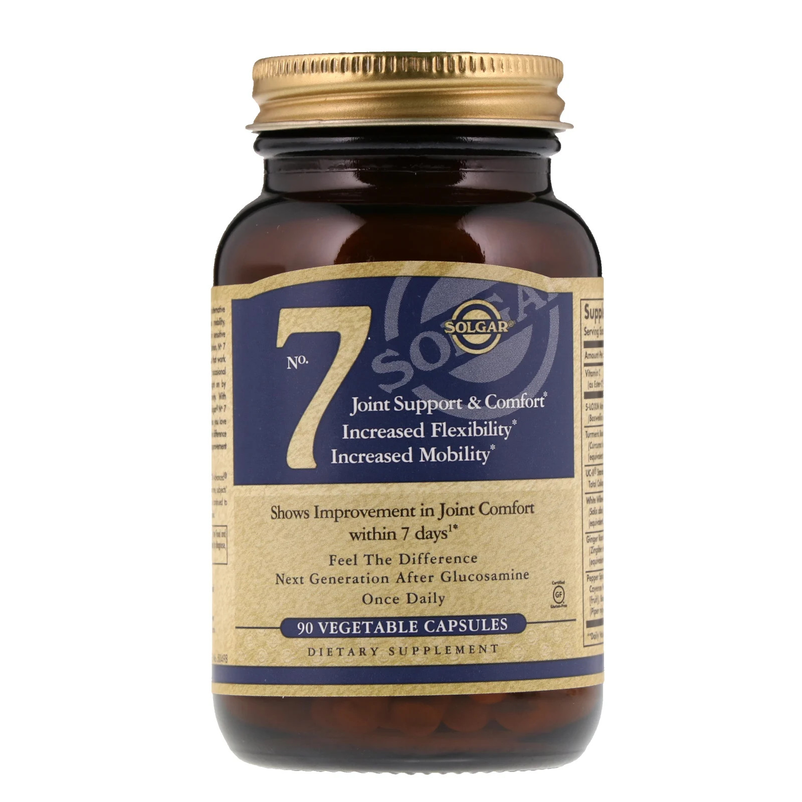 No. 7, Advanced Joint Support Complex, 90 Vegetable Capsules