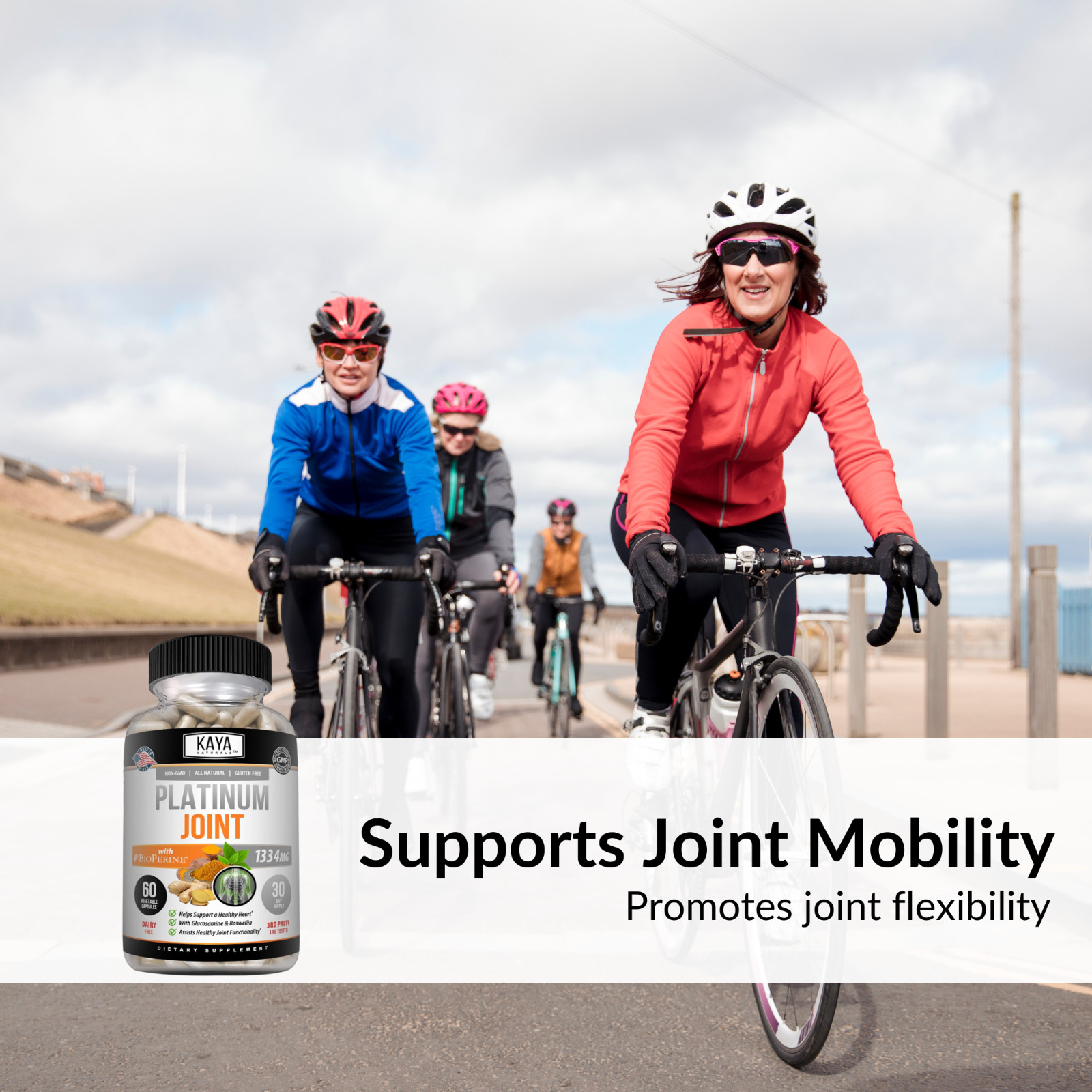 (2 Pack) Platinum Joint, Pain Relief, Joint Support, Anti Inflammatory, Turmeric
