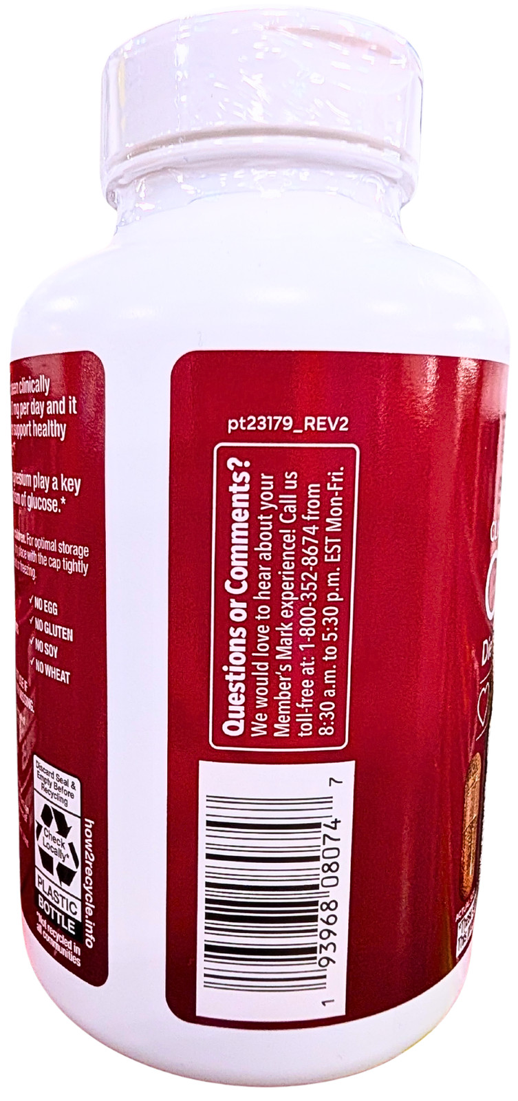 Member’s Mark Clinical Strength Cinnamon 500 mg Capsules 170 Count EXP 04/2028