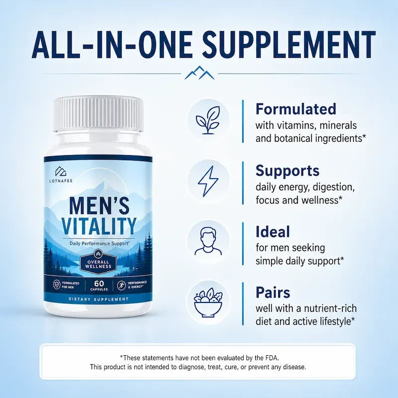 Lotnafee，VigorPeak Advanced Performance, Vigor Peak Daily Support (60 Capsules)