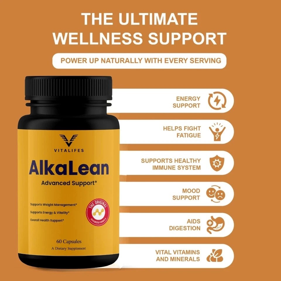 (5 pack) AlkaLean Weight Management Support, Alka Lean Advanced (300 Capsules)