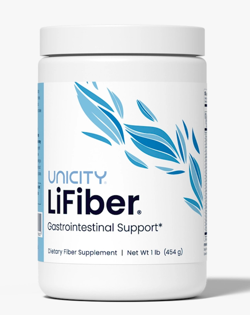 Unicity LiFiber 45 Servings 1lb Digestive Fiber Cleanse Supplement Psyllium