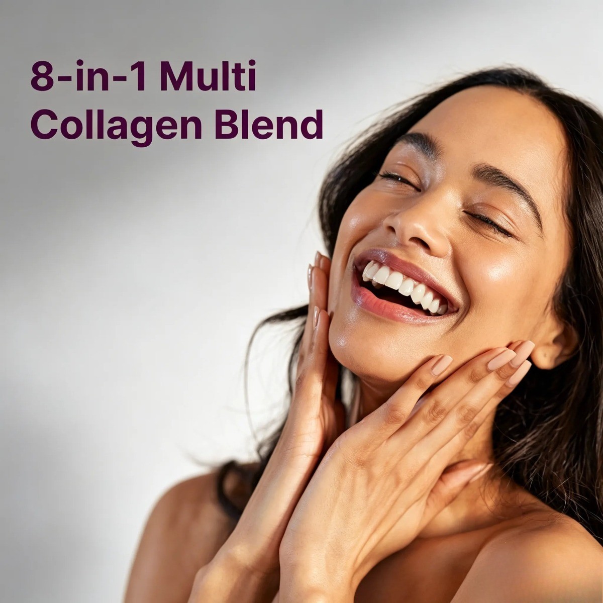 Micro Ingredients Multi Collagen Pills–Types I,II,III,V,X for Hair, Skin & Nails